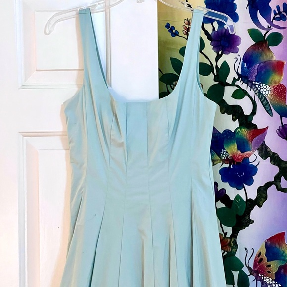 🌺🎉HP🎉🌺 NWOT Staud Wells Midi Dress Sage - Picture 11 of 16
